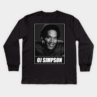 The legend OJ Simpson Kids Long Sleeve T-Shirt